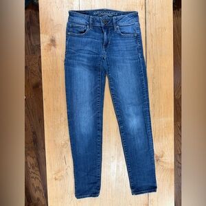 American Eagle Outfitters Dark Blue Skinny Jeans